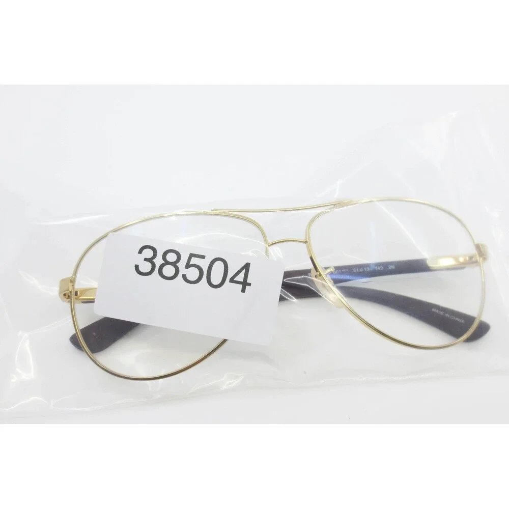 Ray-Ban Tech RB 8313 001/51 Gold Carbon Fiber Aviator Eyeglass Frames 61-13 140